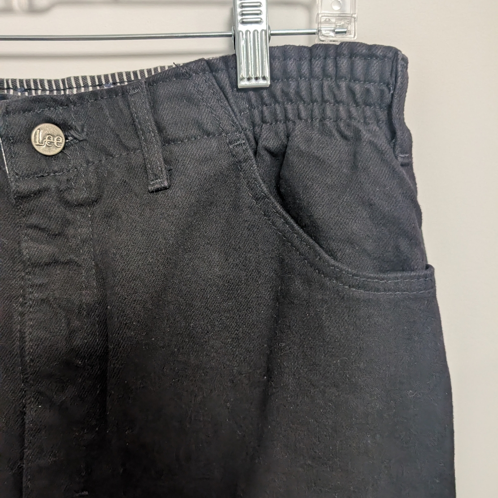 Vintage NWOT Lee Black Baggy Denim Jeans - Picture 3 of 8